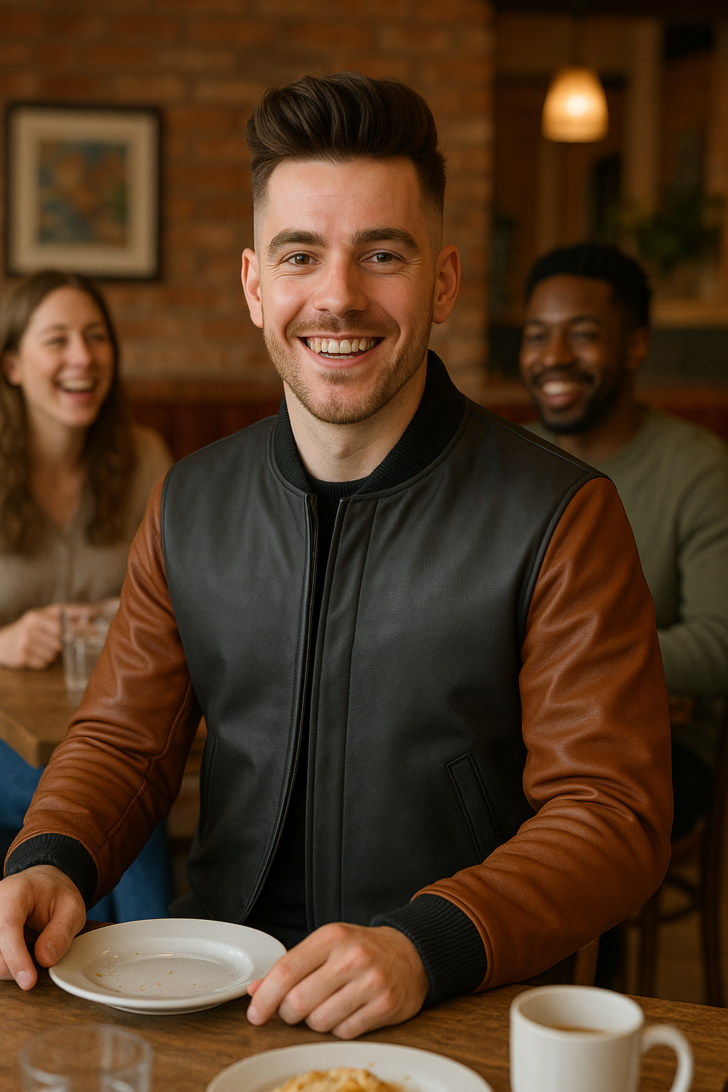 Coalheart Classic Man's Moto Leather Jacket