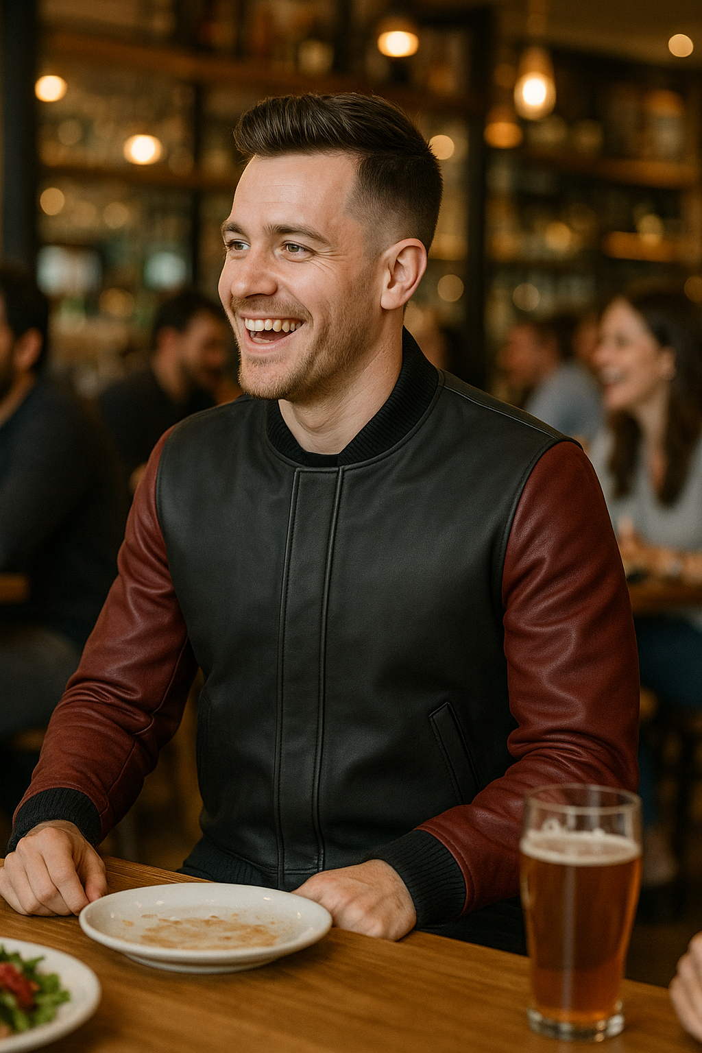 Coalheart Classic Man's Moto Leather Jacket
