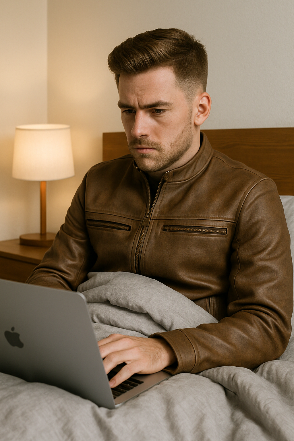 Jetstream Man's Motorcycle Leather Jacket