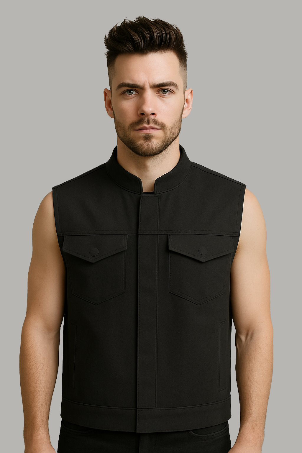 Raven Guard – Men's Motorcycle Twill Vest