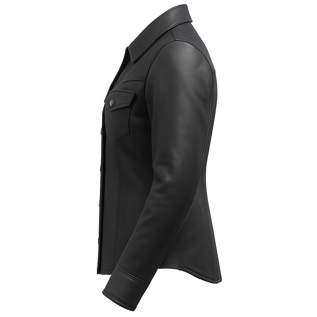 Coalflare – Women's Leather Motorcycle Shirt