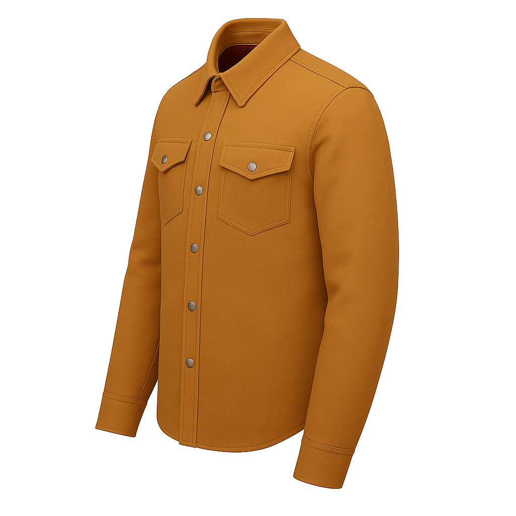 Desert Ember Men’s Honey Brown Shirt