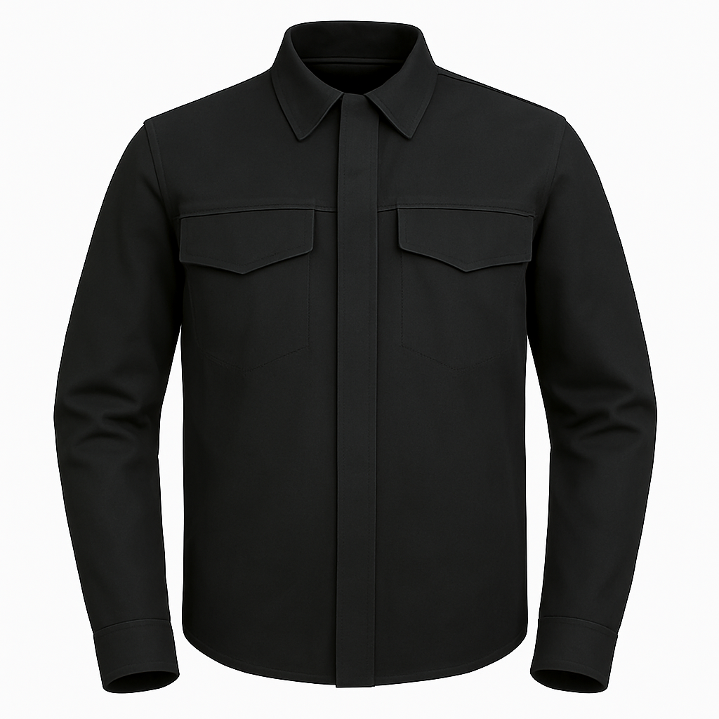 Noir Layer Men’s Canvas Riding Shirt