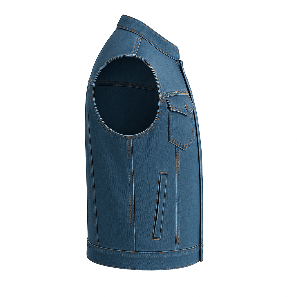 Maverick - Men's Motorcycle Denim Vest