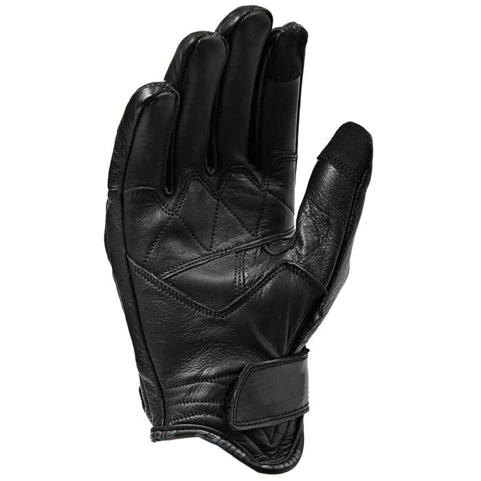 RiderCore Genuine Leather Gloves – Black