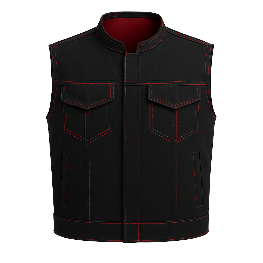 Bloodstone – Men’s Motorcycle Denim Vest