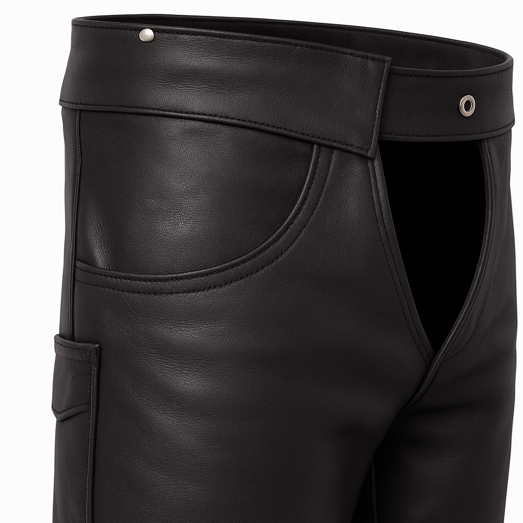 Rally - Unisex Motorcycle Leather Chaps