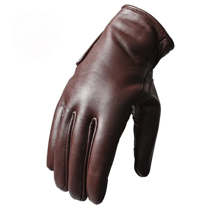 VeloxHide Cold Protection Moto Leather Gloves