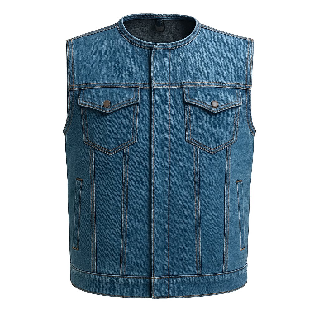 Bastion – Men’s Motorcycle Denim Vest