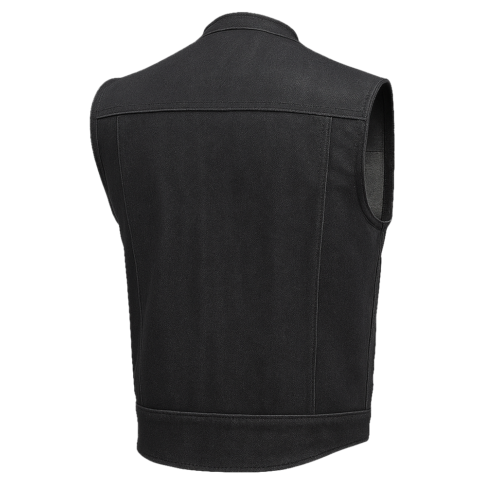 Drayven - Men's Motorcycle Denim Vest