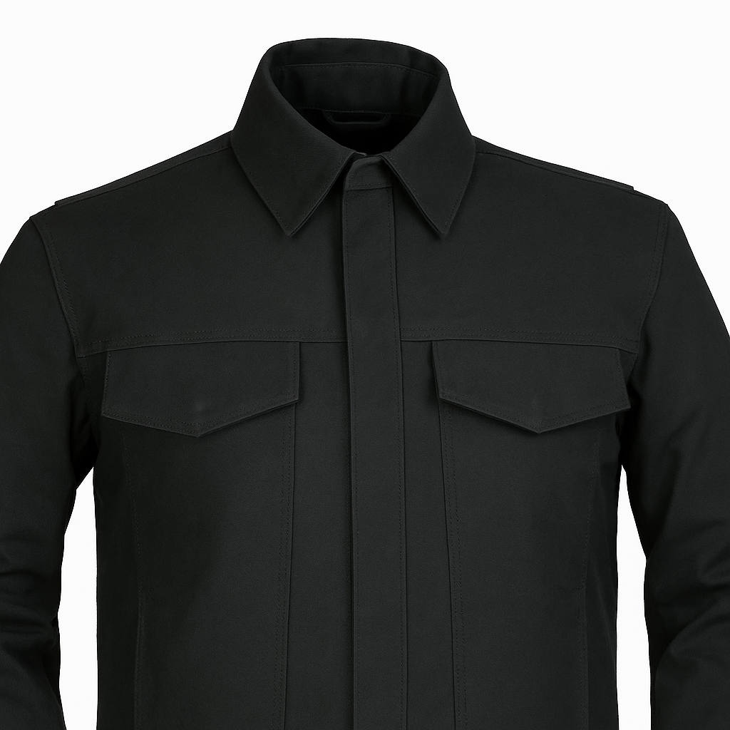 Noir Layer Men’s Canvas Riding Shirt