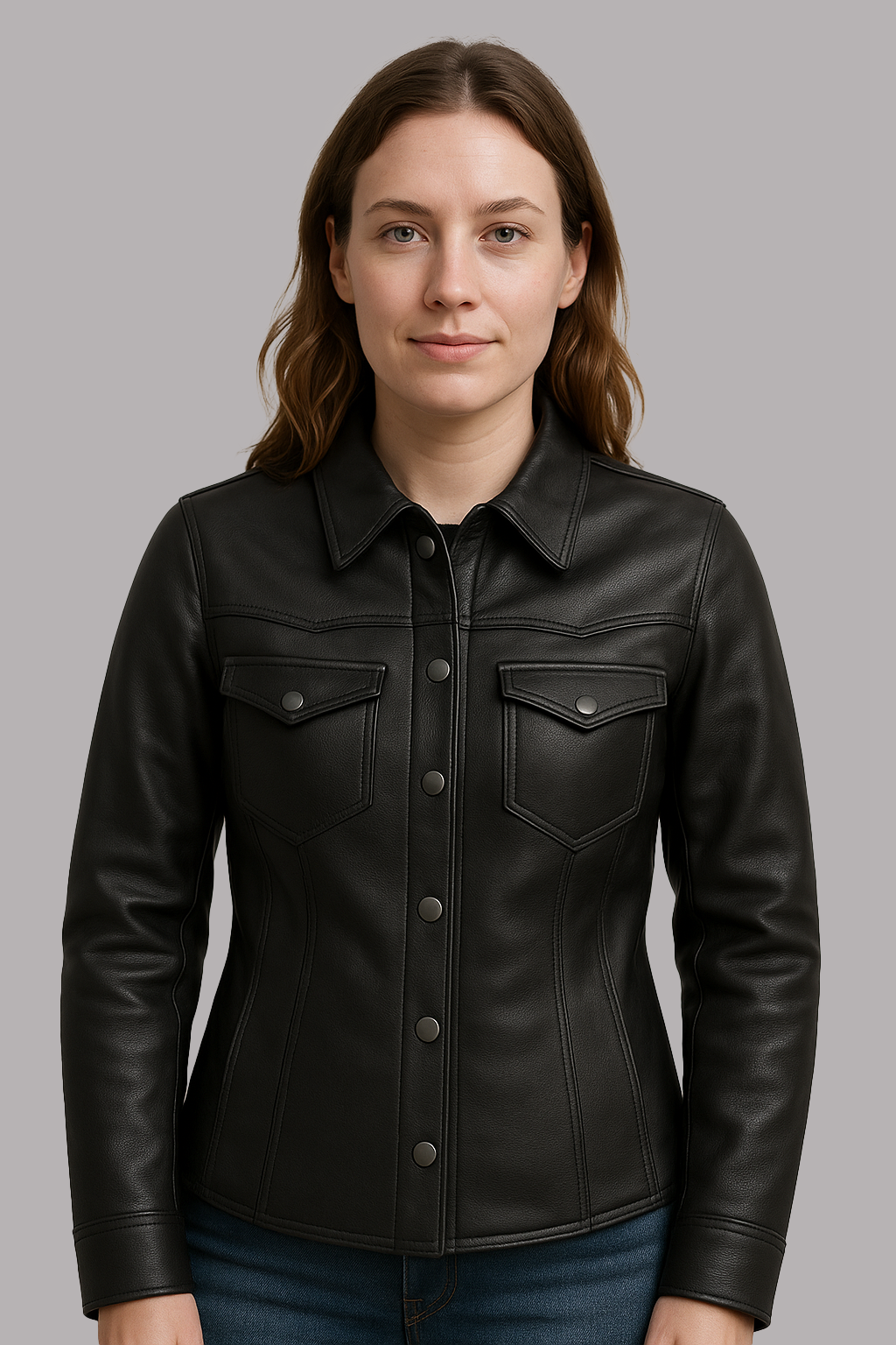 Coalflare – Women's Leather Motorcycle Shirt