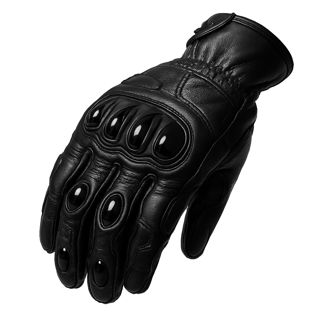 KnuckleGuard Moto Leather Gloves