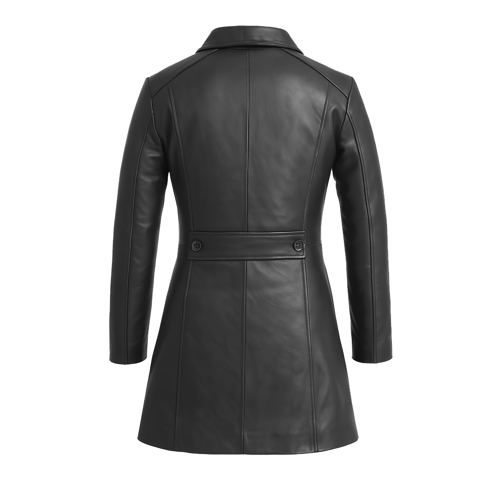 slim fit leather jacket women casual outfit fashion look