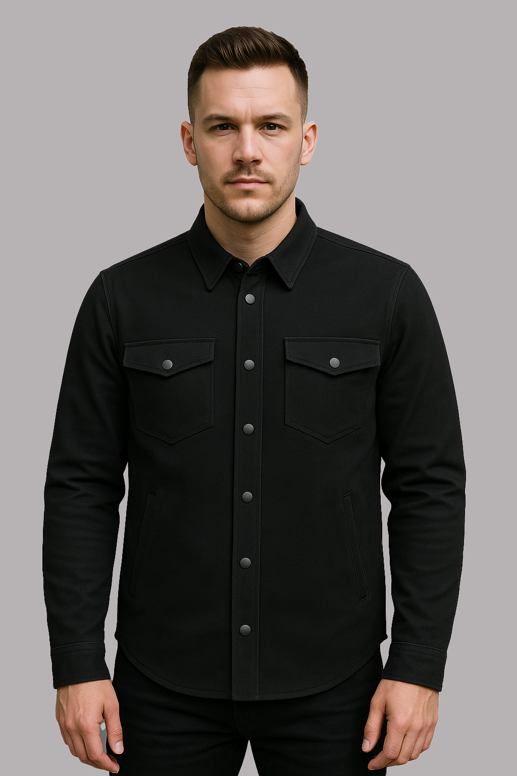 Blackout Commander Men's Denim Shirt