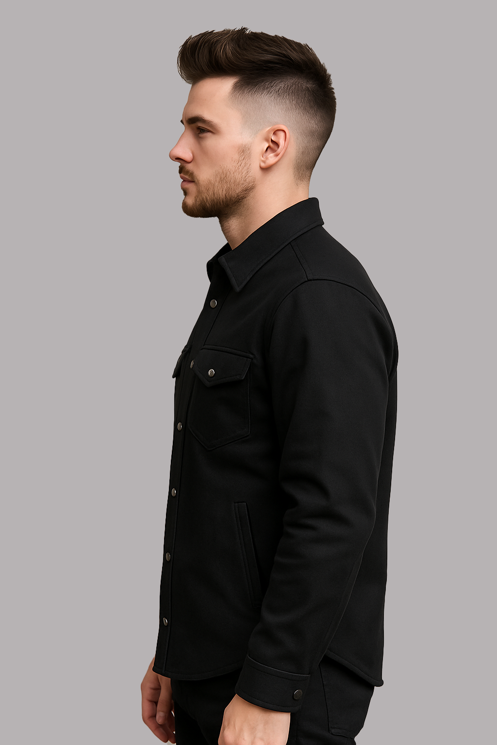 Blackout Commander Men's Denim Shirt