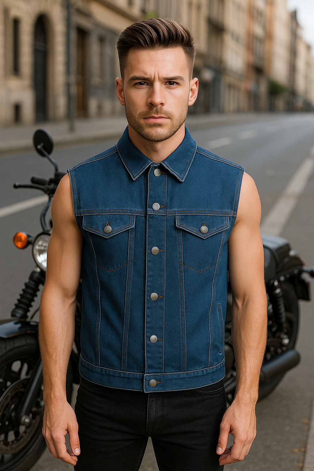 Denmara – Men's Lightweight Denim Vest